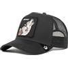Goorin Bros. Cappello da Baseball da Uomo The Farm A-Frame, Trucker-Lone-Wolf-Black-#27192, 62