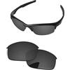 PapaViva Lenti di Ricambio per Oakley Bottle Rocket Nero Grigio - Polarizzate, Nero grigio, Taglia unica