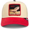 Goorin Bros. Il Serpente Venom Cappello Trucker A-Frame Beige Red