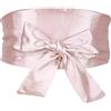 Elerevyo Women Satin Obi Belt, Self Tie Wrap Wide Waistband Belt for Dress Bridal Sash