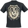 Metallica Darkness Son Uomo T-Shirt Nero 100% Cotone Regular