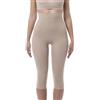 FarmaCell 323 (Cipria, XL/2XL) Leggings Anticellulite Donna 3/4, Leggings Push Up Corti Modellanti a Vita Alta, Made in Italy