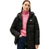 Tommy Jeans Donna Piumino Midi con Cappuccio, Nero (Black), L