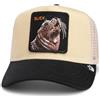 Goorin Bros. The Slick Seal Foca Beige Nero Berretto da Camionista Regolabile