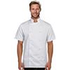 BWOLF Nozomi Giacca da Cuoco Unisex Professionale, Maniche Corte, per Uomo e Donna, Divisa da Cucina Ristorazione, Bianco 1, XXXL