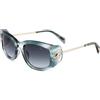 Blumarine Occhiali da Sole SBM779 09GK STRIATO AZZURRO LUCIDO 53/22/125 Donna