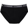 Cotonella Biancheria Intima da Uomo, 6 Slip Nero, XXL