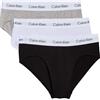 Calvin Klein Uomo Slip Hipster Confezione da 3 Intimo, Multicolore (Black/White/Grey Heather), XL