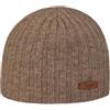 Barts Haakon Lambswool Cuffia a Maglia Beanie Invernale da Uomo Taglia Unica - Marrone