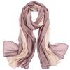 Sawekin Sciarpa per le donne sciarpe di seta di cotone elegante colore sfumato leggero moda per la primavera inverno sciarpe scialle avvolge