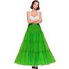SHIMALY Sottogonna da Sposa Lunga per Abito Formale da Donna, Verde, XL-3XL