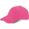 Generico Stock 10 Pezzi Cappello in Cotone Fucsia Visiera Rigida Regolabile
