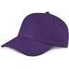 Generico Cappello con Visiera 5 Pannelli in 100% Cotone Colorato, Berretto Semplice per Adulto e Bambino Regolabile a Strappo Visiera Rigida, Versione Singola o in Formato Convenienza da 10 Pezzi