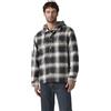 Levi's Uomo Giacca Francisco Sherpa Flannel con Chiusura con Zip, Standard Fit, Grigio (Warwick Plaid Dark P), XL