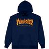 Thrasher Skateboard Magazine Felpa con cappuccio Inferno Skate Felpa