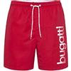 bugatti® - Costume da Bagno da Uomo, Colore Blu Marino, Turchese o Nero Rosso (Tomato Red) XXXL
