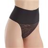 Maidenform Tame Your Tummy Lace Thong Panties, Firm Control Shapewear Thong, Cool Comfort Body Modellante Donna (Pacco da 1)