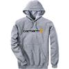 Carhartt, Herren, Weites, mittelschweres Sweatshirt mit Logo-Grafik, Grau meliert, S