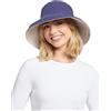 Solbari Holiday Sun Hat UPF50+ Packable UV Sun Protection Hats with Full Coverage Brim, Reversible