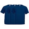 Fruit of The Loom Valueweight Tee, 3 Pack, T-Shirt Uomo, Blu (Navy 32), Small