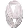 Basic Sense Sciarpa in jersey di cotone tinta unita lunga scaldacollo per unisex