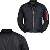 Mil-Tec US MA1® Summer - Giacca da aviatore, colore: Nero, Schwarz, L