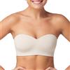 Maidenform Pure Comfort - Reggiseno Convertibile, Senza Spalline e Senza Ferretto, Copertura Completa, Mandorla, S
