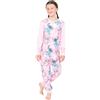 Disney Lilo and Stitch & Angel - Pigiama da bambina, in pile, colore: Rosa, Rosa, 10-11 Jahre
