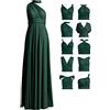 72styles Abito Cerimonia Donna Vestito Elegante Infinity Damigella d'Onore | Multiway Vestiti con Bandeau,Wedding Guest Dress Abiti Lungo
