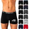 Antonio Rossi Boxer Uomo Cotone 12 Pezzi di Alta qualità, Mutande Uomo Traspiranti ed Elasticizzate, Intimo Uomo Morbido e Confortevole, Taglie S-5XL