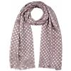 Basic Sense Sciarpa da donna a forma di farfalla, con motivo a forma di libellula, a pois, con stampa leopardata, a collo lungo Polka Dot - Rosa crepuscolo Taglia unica