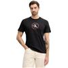 Calvin Klein Jeans T-Shirt Word Circle Graphic Lv14re Tg, Nero, 816G, Regular Fit, M