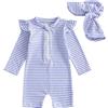 Dazzerake Costume da bagno per neonata, costume da bagno con cappello, 2 pezzi a maniche lunghe con cerniera, viola., 6-12 Mesi