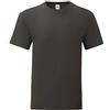 Fruit of the Loom Iconic T - Maglietta da uomo, taglia S - 5XL, confezione da 3 grafite XXXL