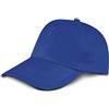 Generico Cappello con Visiera 5 Pannelli in 100% Cotone Colorato, Berretto Semplice per Adulto e Bambino Regolabile a Strappo Visiera Rigida, Versione Singola o in Formato Convenienza da 10 Pezzi