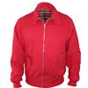 Skytex UK Harrington, giacca classica, stile retrò, disponibile in 10 colori, taglie XS-8XL Colore: rosso s
