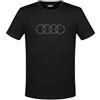 Audi Collection Audi - Maglietta con Anelli, da Uomo, Colore: T-Shirt Uomo