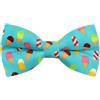 OCIA Divertente papillon da uomo, modello regolabile, per matrimoni, feste, ragazzi (Gelato)