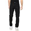 Carrera Pantalone Uomo in Tela Leggera MOD. 700, Nero (56)