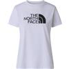 THE NORTH FACE - T-Shirt Slim Half Dome Evolution da Donna - Morbida, Traspirante in Poliocotone - Un Capo Essenziale per Ogni Giorno - vestibilità Slim-TNF White, L