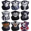 Meleager Scaldacollo Tubolare, Fascia Multiuso Unisex, 9 Pezzi Bandana Multiuso con Teschio(s-03), Elastico Multifunzione Fascia Bandana Sciarpa, per Moto Bici Sport Festival Halloween Carnevale