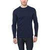 Lower East LE133, Maglietta a Maniche Lunghe Uomo, Blu (Scuro), M