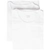 RAGNO T-Shirt Uomo Manica Corta paricollo Bordino Basso Confezione 2 Capi Eco Cotton Elasticizzato Bipack Articolo 611477, 010B Bianco, 5 - Quinta