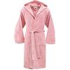 Bassetti Accappatoio con Cappuccio in Cotone Uomo Donna Made in Italy Disponibile in Varie Taglie e Colori (Rosa, Taglia M, 155-165 cm)