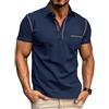 Volemo Polo Uomo Manica Corta Cotone T Shirt Golf Tops Estivo