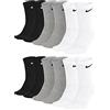 Nike - Calzini da allenamento da uomo Everyday Cushioned Crew, 6 paia, - 901 grigio/bianco/nero., 38-42