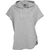 Urban Classics Ladies Sleeveless Terry Hoody Donna T-Shirt Grigio 90% Cotone, 10% Viscosa Taglia Extra