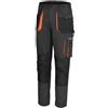 BETA 7860G Taglia XL - Pantaloni da Lavoro Leggeri Easy, in Tessuto T/C, con Tasche Porta Minuteria e Nastro Porta Martello, Grigio