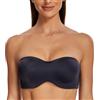 MELENECA Donna Minimizer Reggiseno Senza Spalline Invisibile con Ferretto Senza Imbottito Marineblau 6H