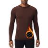 HUGE SPORTS Maglia Termiche da Uomo Invernale Biancheria Intimo Termica a Maniche Lunghe Asciugatura Rapida Corsa Ciclismo